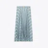 Tory Burch Pleated Viscose Skirt In Blue