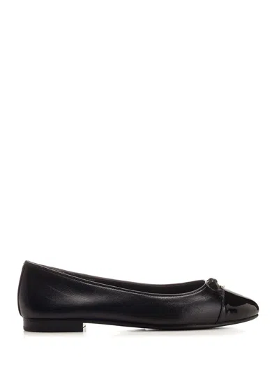 Tory Burch Pointed Ballerina In Brown