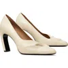 Tory Burch 90mm Sculpted Peep-toe Pumps In Neutral