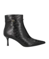 Tory Burch Pointed-toe High-heel Ankle Boots In Blue