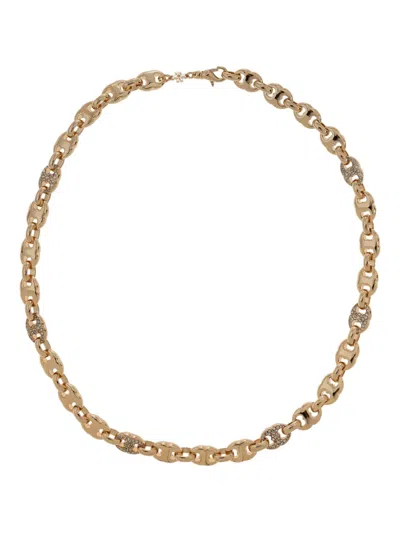 Tory Burch Polish-finish Necklace In Gold