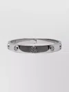 Tory Burch Polished Steel Bangle Bracelet