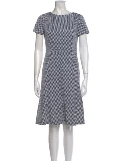 Pre-owned Tory Burch Polka Dot Print Knee-length Dress In Multi