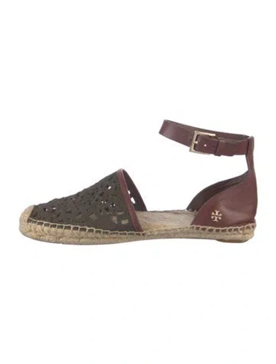 Pre-owned Tory Burch Ponyhair Cutout Accent D'orsay Flats