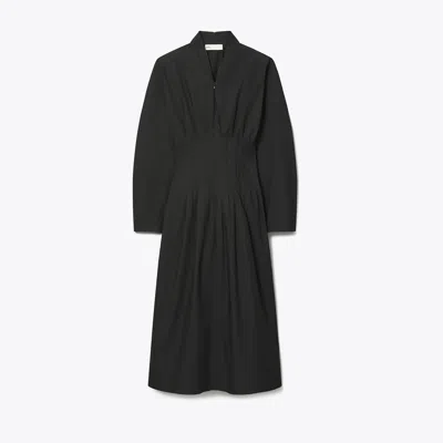 Tory Burch Poplin Dress In Black