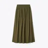 Tory Burch Elastic-waistband Pleated Skirt In Multi