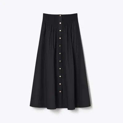 Tory Burch Poplin Skirt In Black