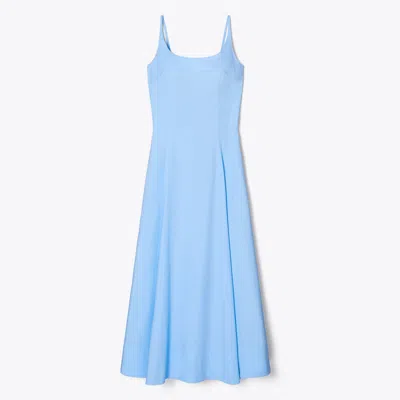 Tory Burch Poplin Tank Dress In Blue
