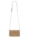 Tory Burch Wallet With Chain "kira" In Beige