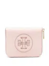 Tory Burch Portafoglio Ella Piccolo In Materiale Bio Con Zip In Pink