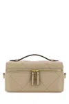 Tory Burch Light Stone Kira Diamond Mini Crossbody Bag In Neutral