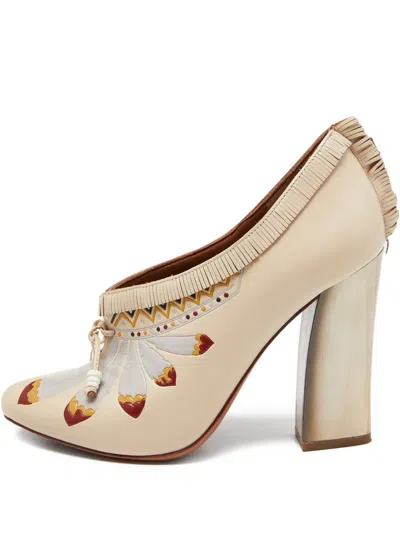 Pre-owned Tory Burch  110mm Panelled Pumps