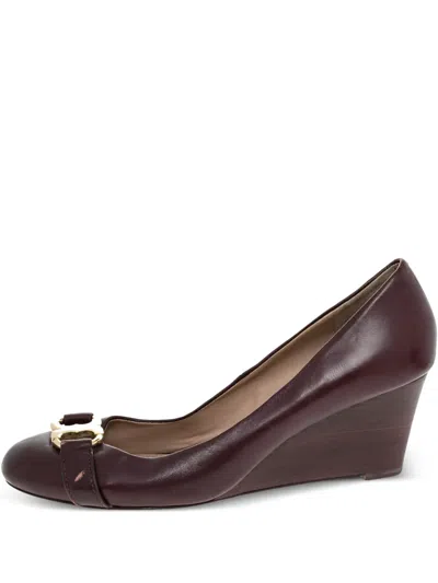 Pre-owned Tory Burch  70mm Wedge-heel Pumps