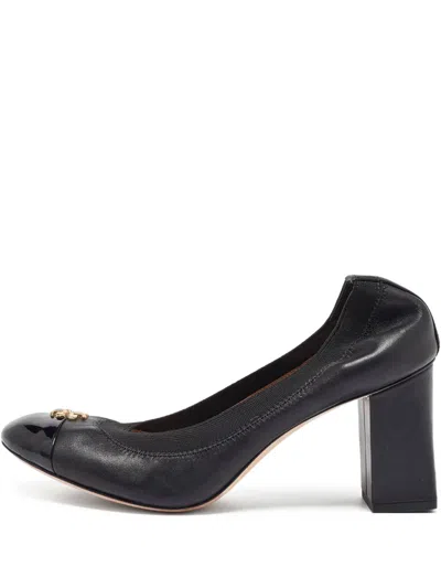 Pre-owned Tory Burch  85mm Jolie Block-heel Pumps