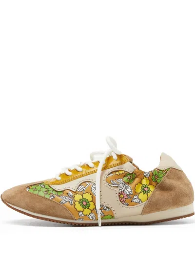 Pre-owned Tory Burch  Floral-print Sneakers