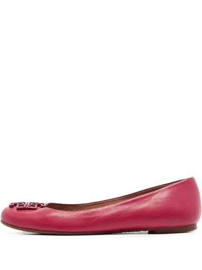 Pre-owned Tory Burch  Leather Ballet Flats