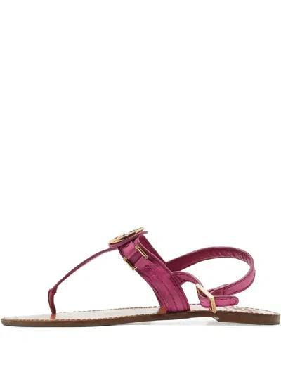 Pre-owned Tory Burch  Leather Flat Sandals
