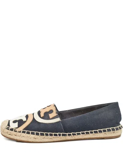Pre-owned Tory Burch  Logo-patch Espadrilles