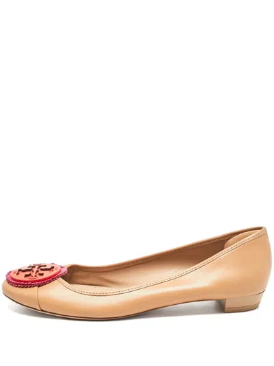Pre-owned Tory Burch  Miller Fringed Ballet Flats