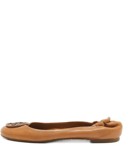 Pre-owned Tory Burch  Minnie Ballet Flats