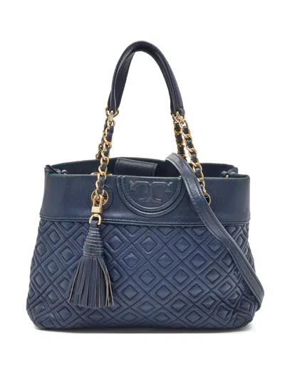 Pre-owned Tory Burch  Quilted Leather Tote Bag