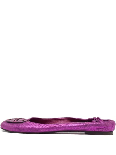 Pre-owned Tory Burch  Reva Ballet Flats