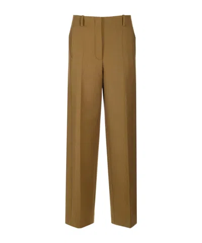 TORY BURCH TORY BURCH PLEATED FRONT STRAIGHT-LEG TROUSERS