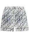 Tory Burch Shorts In Seta Stampata  Donna In White