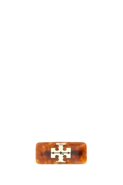 Tory Burch Printed Acetate Hair Clip In 200