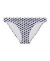 Tory Burch Printed Bikini Bottom In Blue