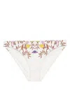 Tory Burch Printed Bikini Bottom Clothing In Multi