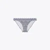 Tory Burch Printed Bikini Bottom In Blue Candy Dots