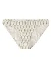 Tory Burch Printed Bikini Bottom In Green