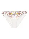 Tory Burch Graphic-print Bikini Bottom In White