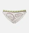 Tory Burch Printed Bikini Bottoms In Multi