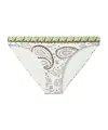 Tory Burch Printed Bikini Bottoms In White