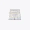 Tory Burch Printed Camp Shorts In White