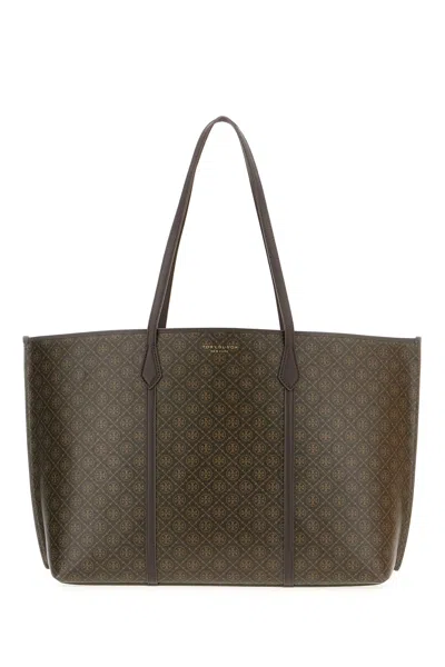 Tory Burch Printed Canvas Perry Shopping Bag