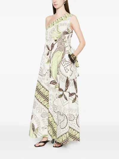 Tory Burch Printed Cotton Dress In Multi