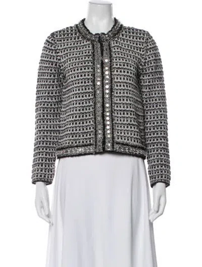 Pre-owned Tory Burch Printed Evening Jacket In Multi