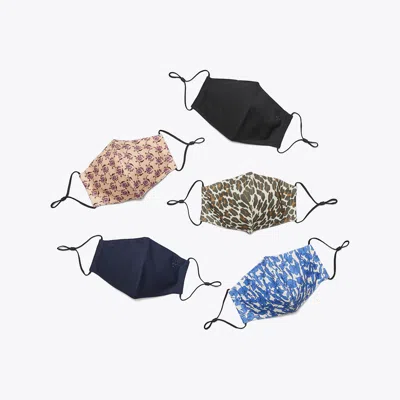 Tory Burch Printed Face Mask, Set Of 5-pack