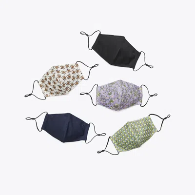 Tory Burch Printed Face Mask, Set Of 5-pack