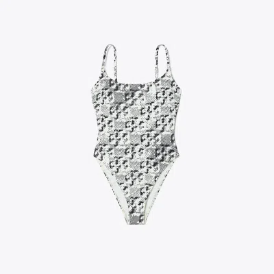 Tory Burch "gemini Link" One-piece Swimsuit In Multi
