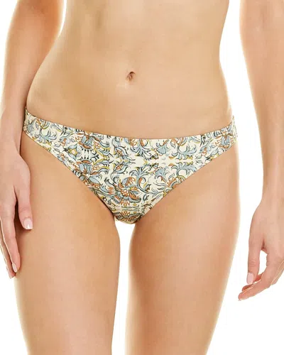 Tory Burch Printed Hipster Bottom In Yellow