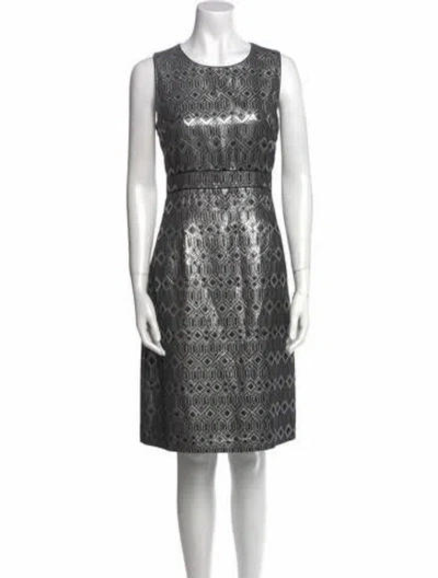 Pre-owned Tory Burch Printed Knee-length Dress