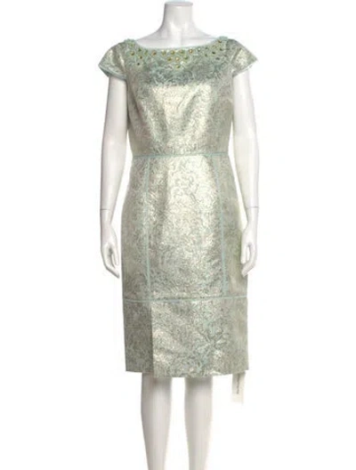 Pre-owned Tory Burch Printed Knee-length Dress