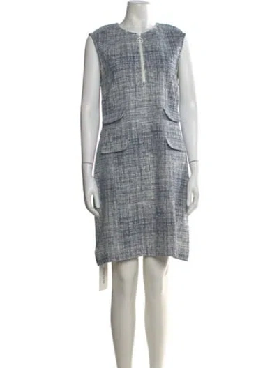 Pre-owned Tory Burch Printed Knee-length Dress