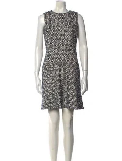 Pre-owned Tory Burch Printed Knee-length Dress In Multi