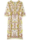 TORY BURCH PRINTED LONG KAFTAN