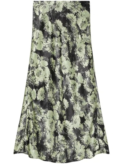 TORY BURCH PRINTED LONG SKIRT